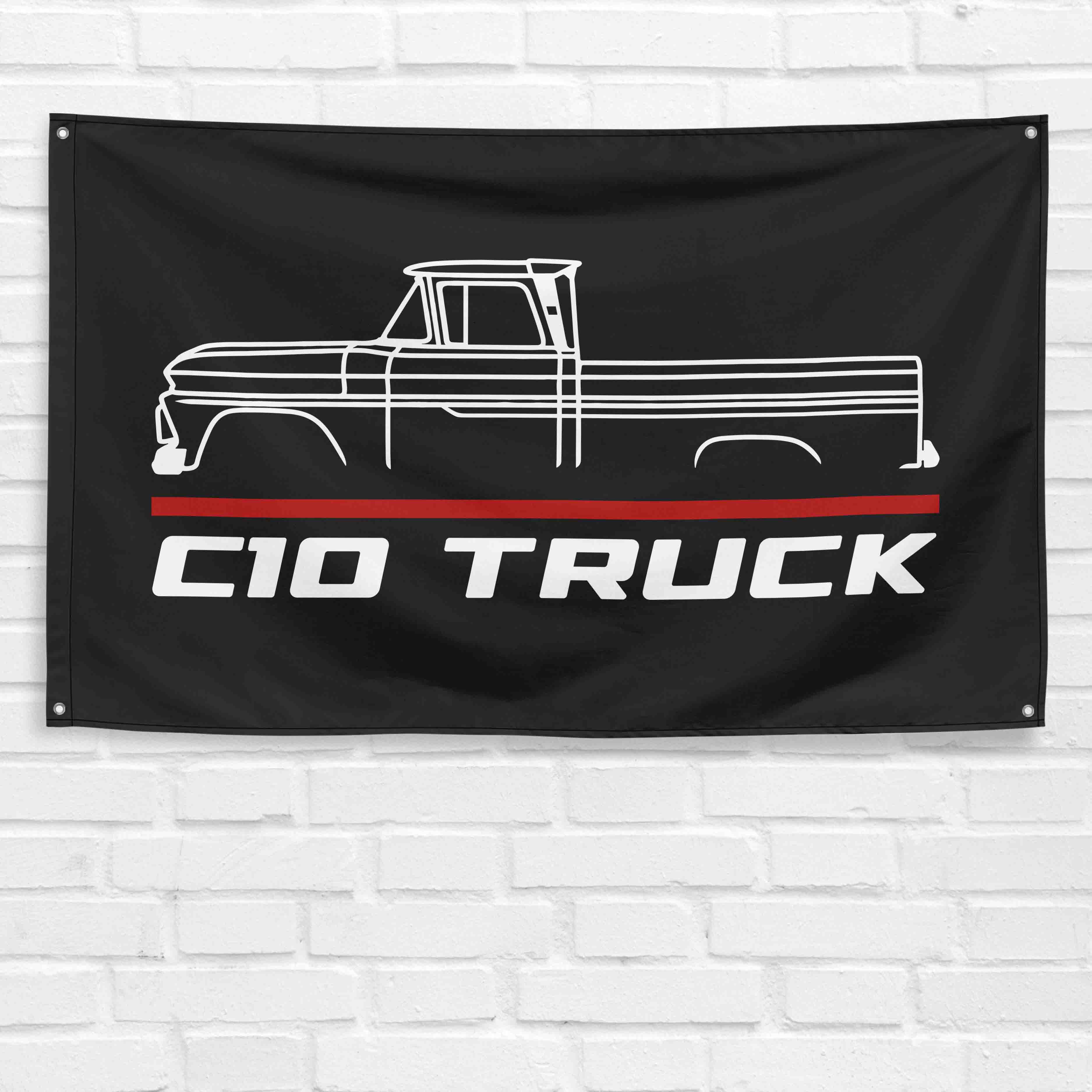 C10 Truck 1963 3x5 ft Flag Garage Wall Decor Birthday Gift Banner