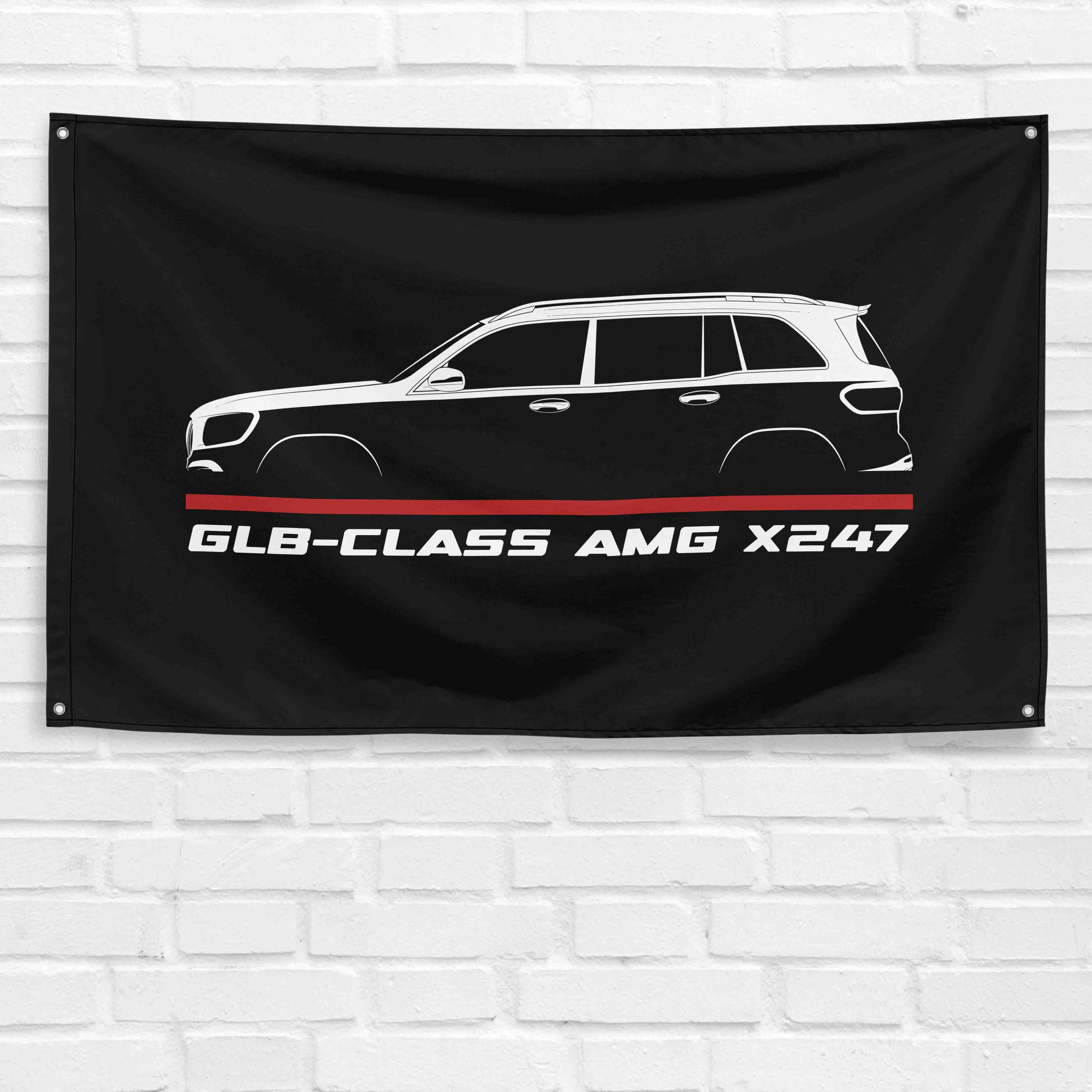GLB-Class AMG X247 2019-2022 3x5 ft Flag Garage Wall Decor Birthday Gift Banner