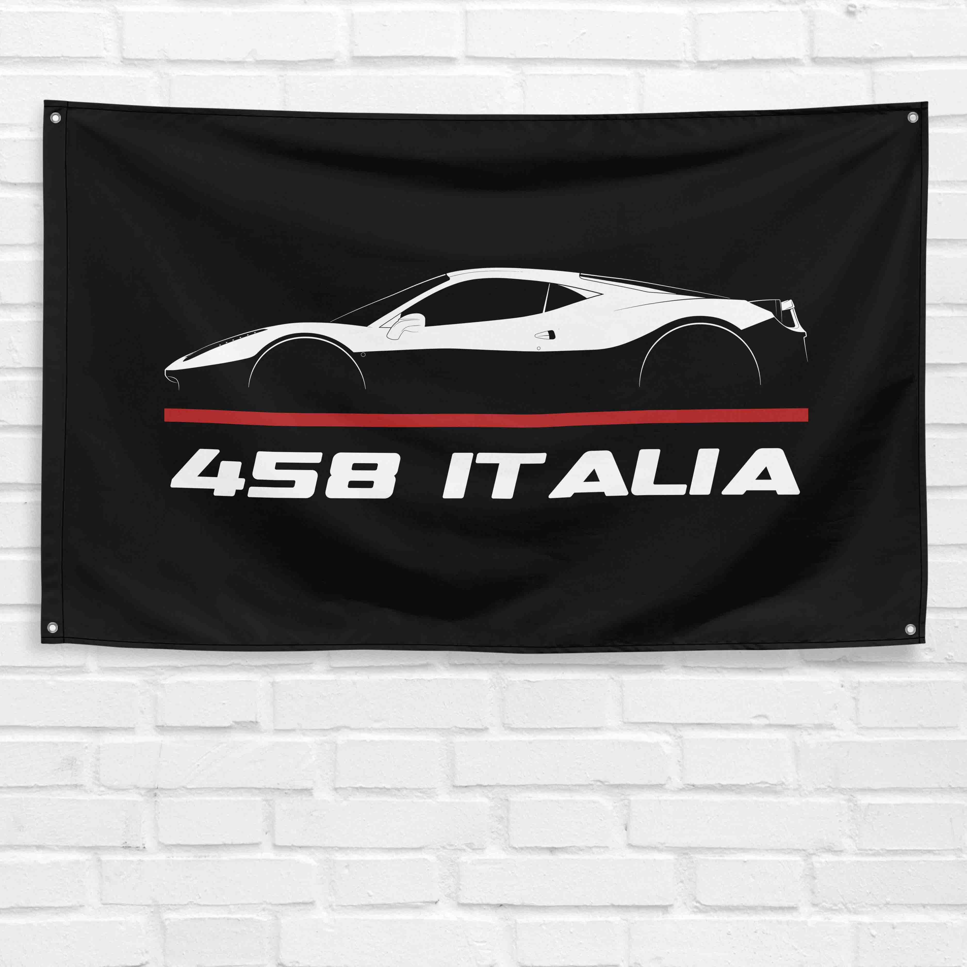 458 Italia 2009-2015 3x5 ft Flag Garage Wall Decor Birthday Gift Banner