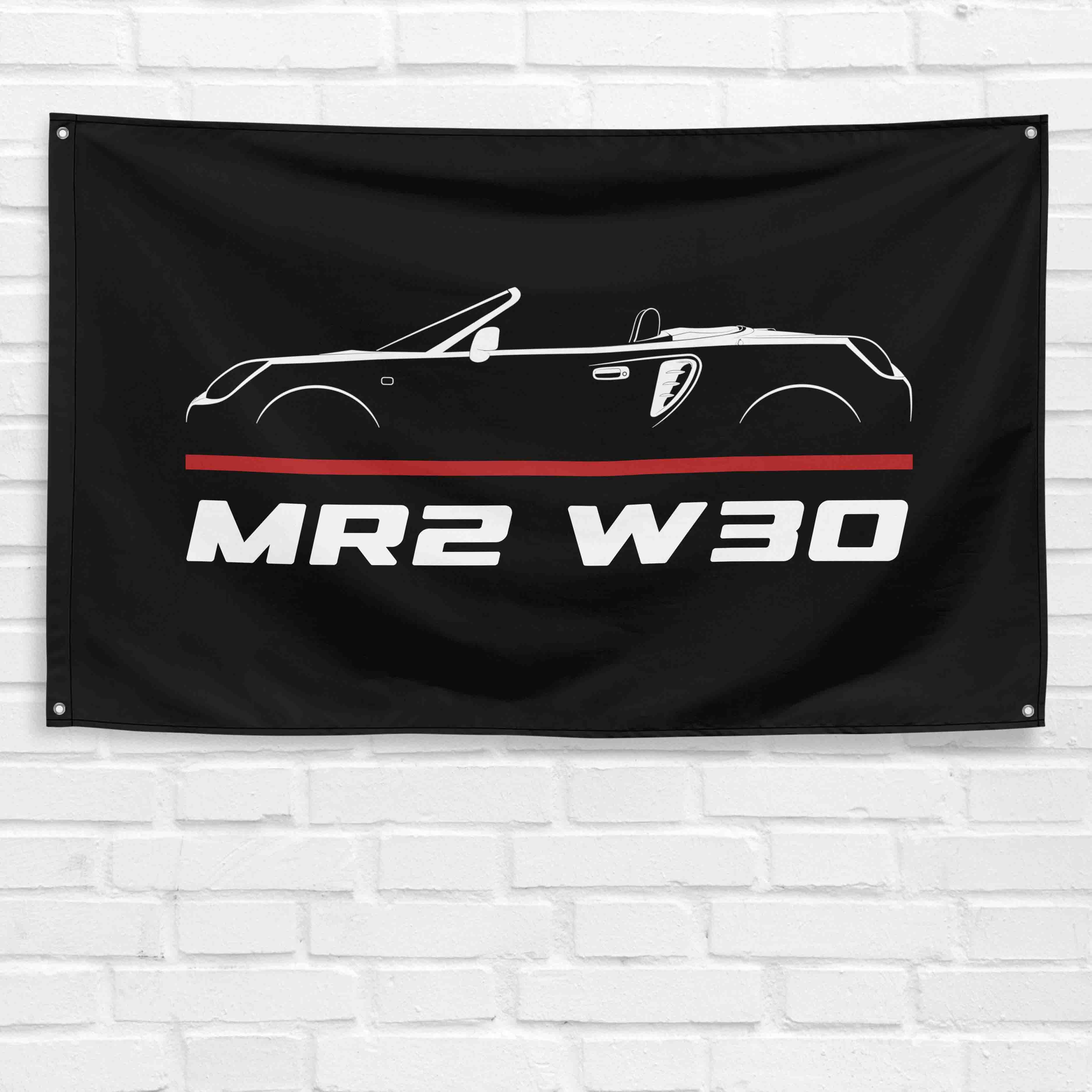 MR2 W30 1999-2007 3x5 ft Flag Garage Wall Decor Birthday Gift Banner