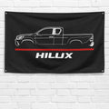 Hilux 2017 Truck 3x5 ft Flag Garage Wall Decor Birthday Gift Banner