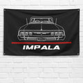 Impala 1964 3x5 ft Flag Garage Wall Decor Birthday Gift Banner