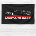 Mustang Boss 302 2013 3x5 ft Flag Garage Wall Decor Birthday Gift Banner