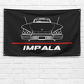 Impala 1958 Classic 3x5 ft Flag Garage Wall Decor Birthday Gift Banner