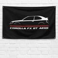 Corolla FX GT AE101 1991-1994 3x5 ft Flag Garage Wall Decor Birthday Gift Banner