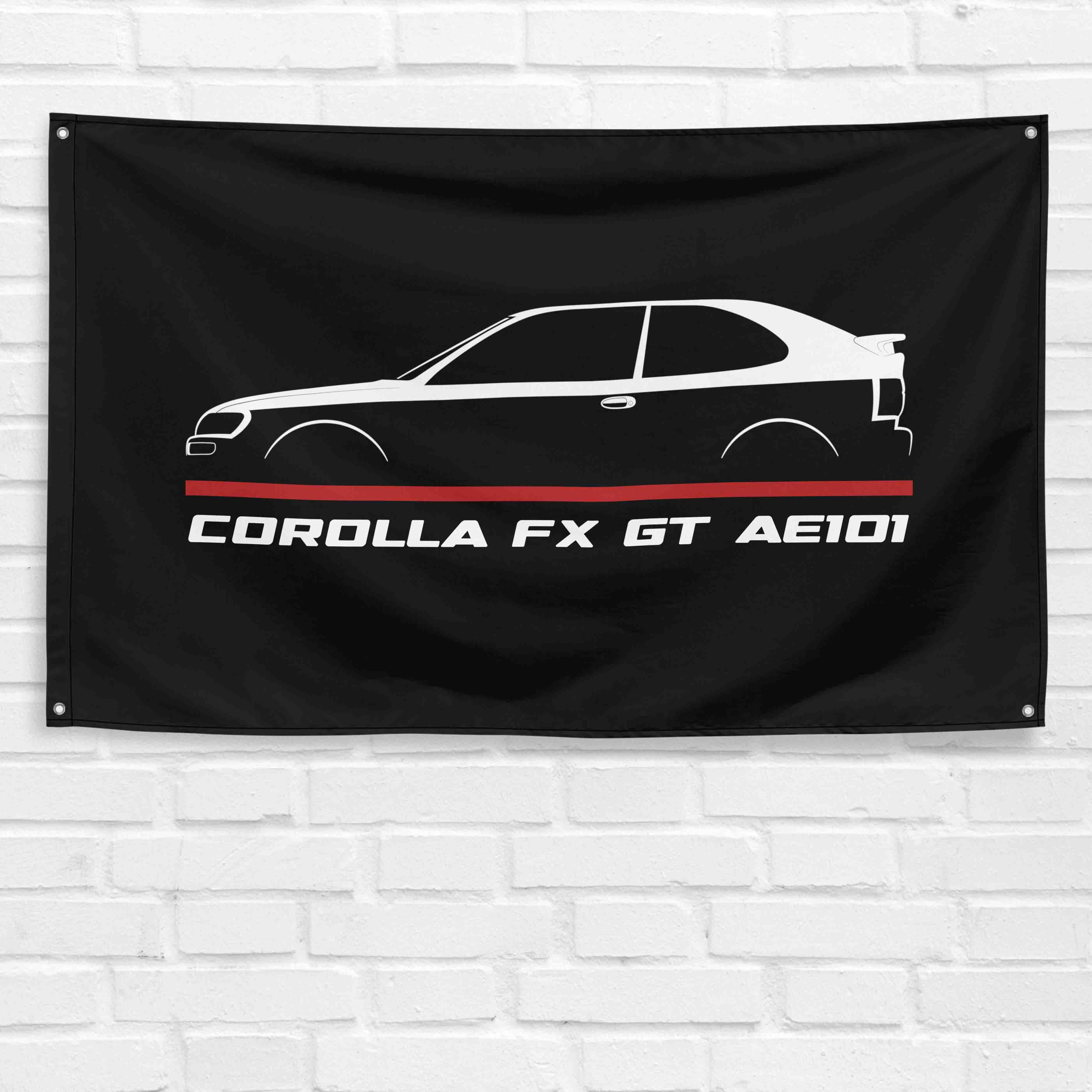 Corolla FX GT AE101 1991-1994 3x5 ft Flag Garage Wall Decor Birthday Gift Banner