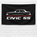 Civic SS 1980-1983 3x5 ft Flag Garage Wall Decor Birthday Gift Banner