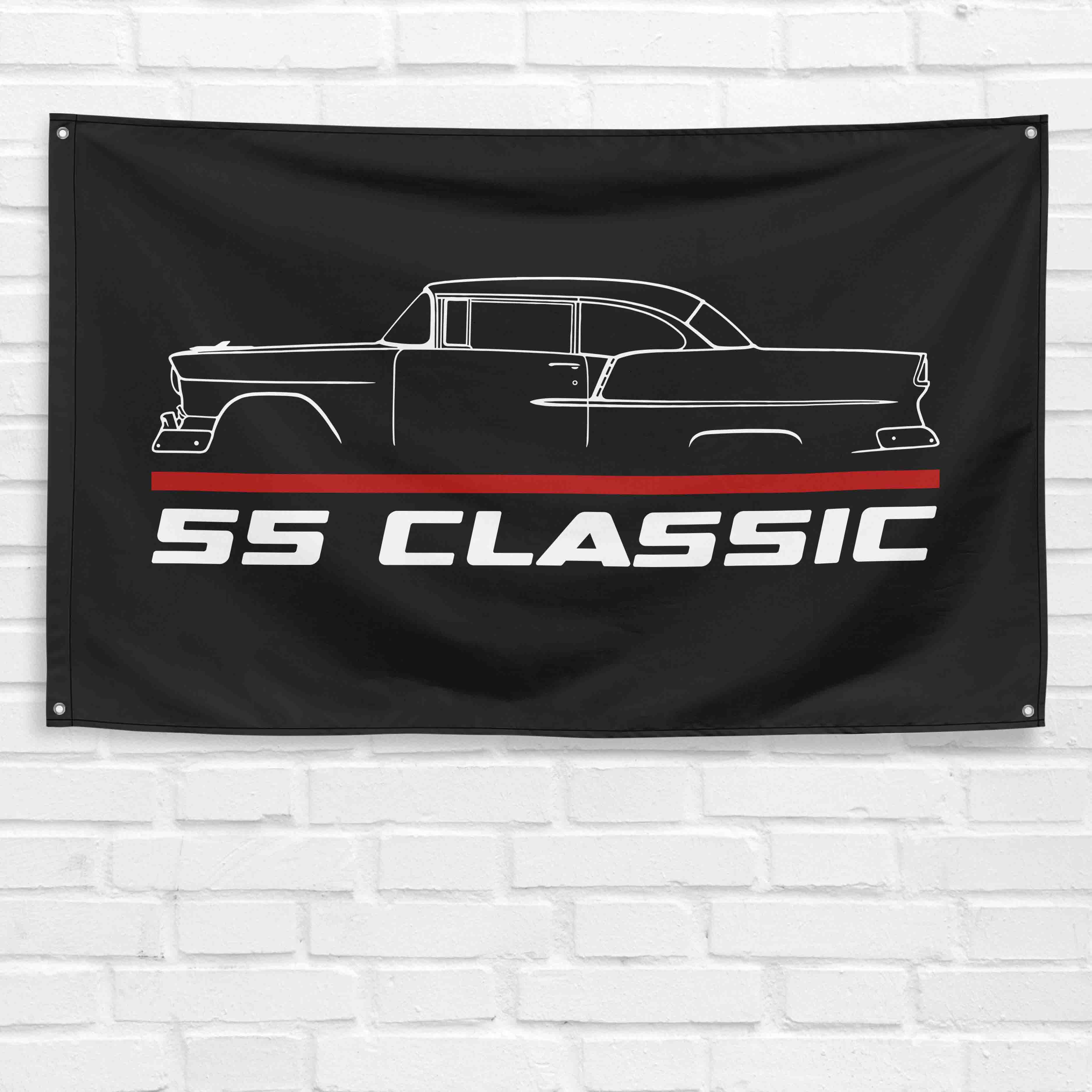 1955 Classic 3x5 ft Flag Garage Wall Decor Birthday Gift Banner