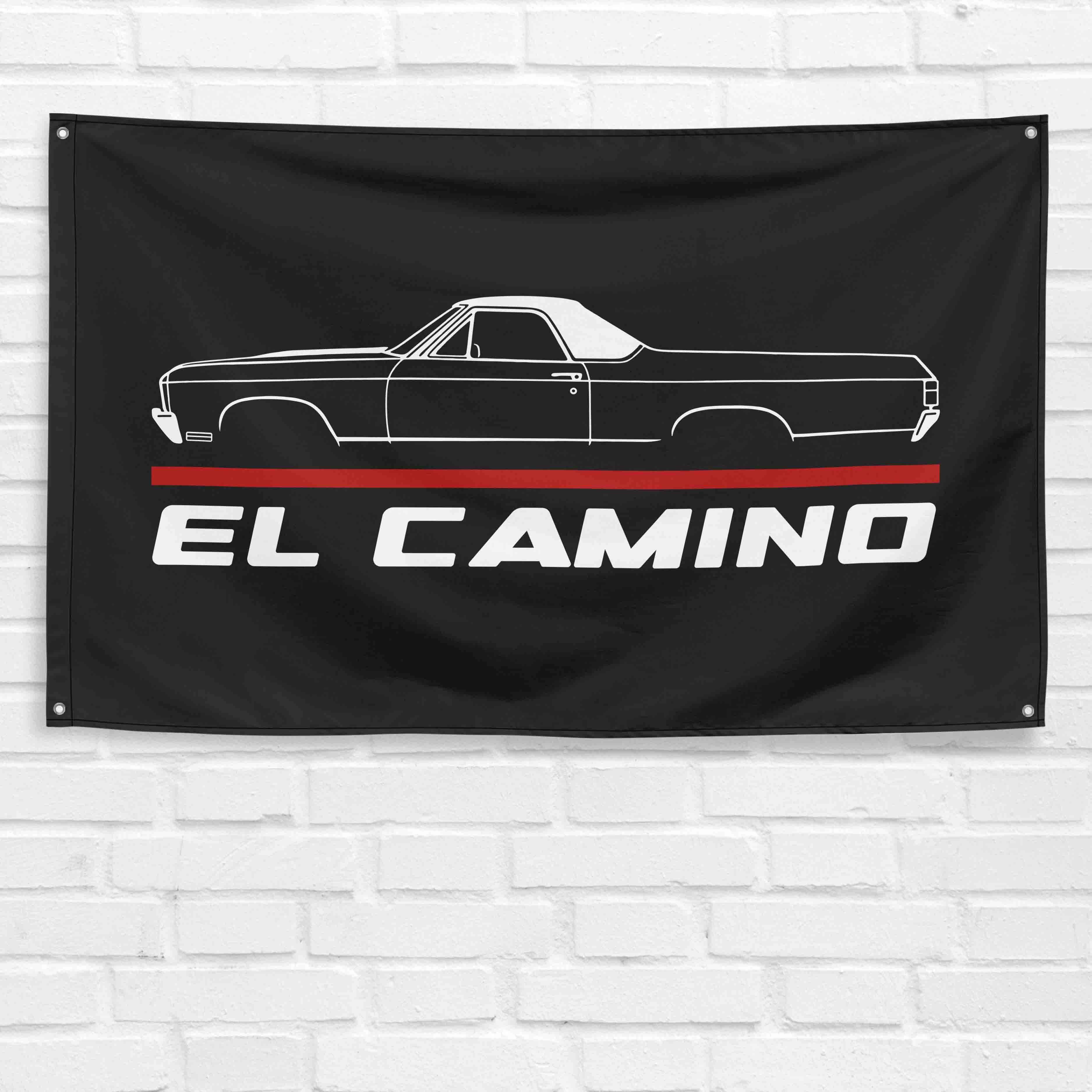 El Camino 1968 3x5 ft Flag Garage Wall Decor Birthday Gift Banner