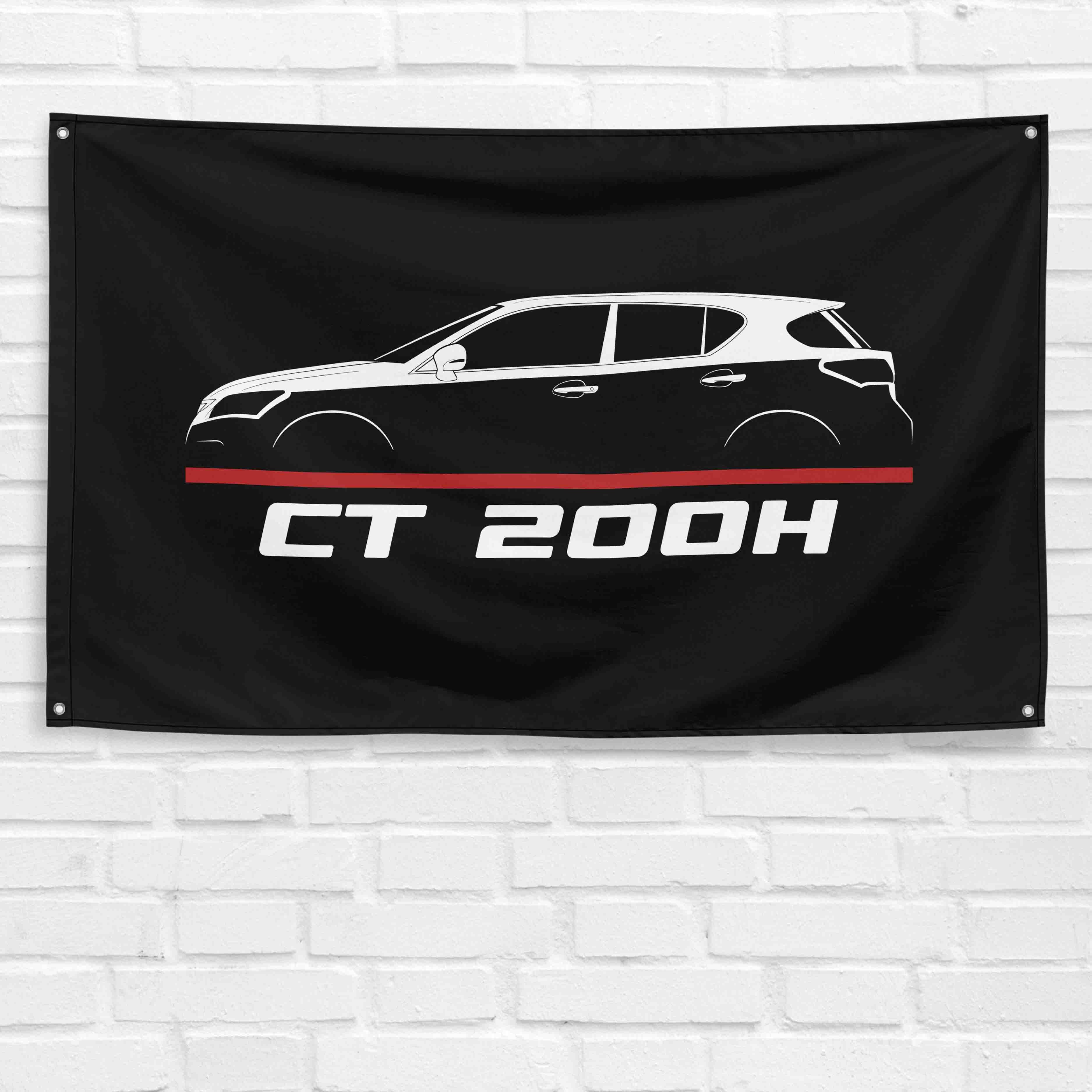 CT 200h 2010-2014 3x5 ft Flag Garage Wall Decor Birthday Gift Banner