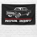 Nova 1962 3QRT Muscle 3x5 ft Flag Garage Wall Decor Birthday Gift Banner