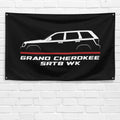 Grand Cherokee SRT8 WK 2005-2010 3x5 ft Flag Garage Wall Decor Banner