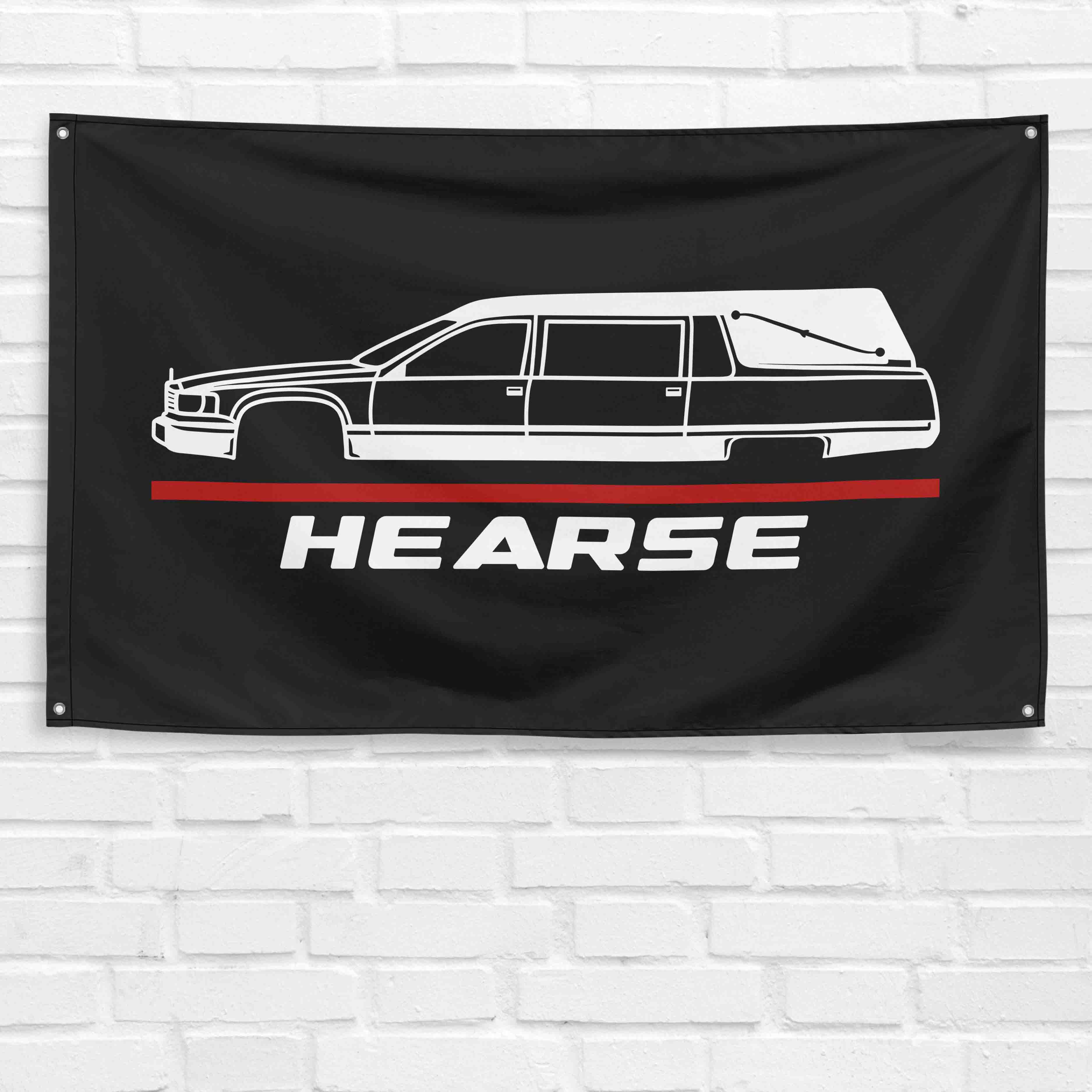 Hearse 3x5 ft Flag Garage Wall Decor Birthday Gift Banner