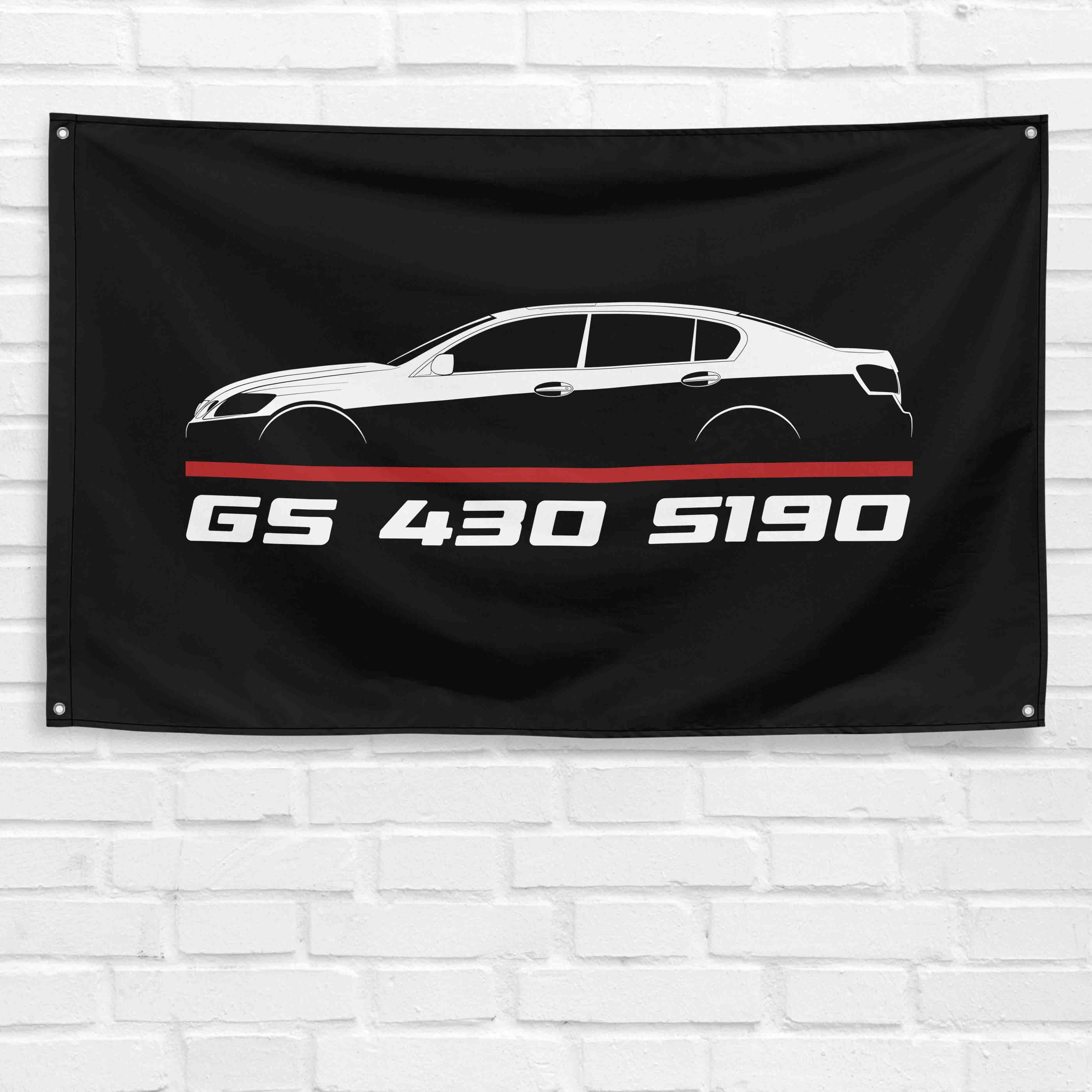 GS 430 S190 2006-2011 3x5 ft Flag Garage Wall Decor Birthday Gift Banner