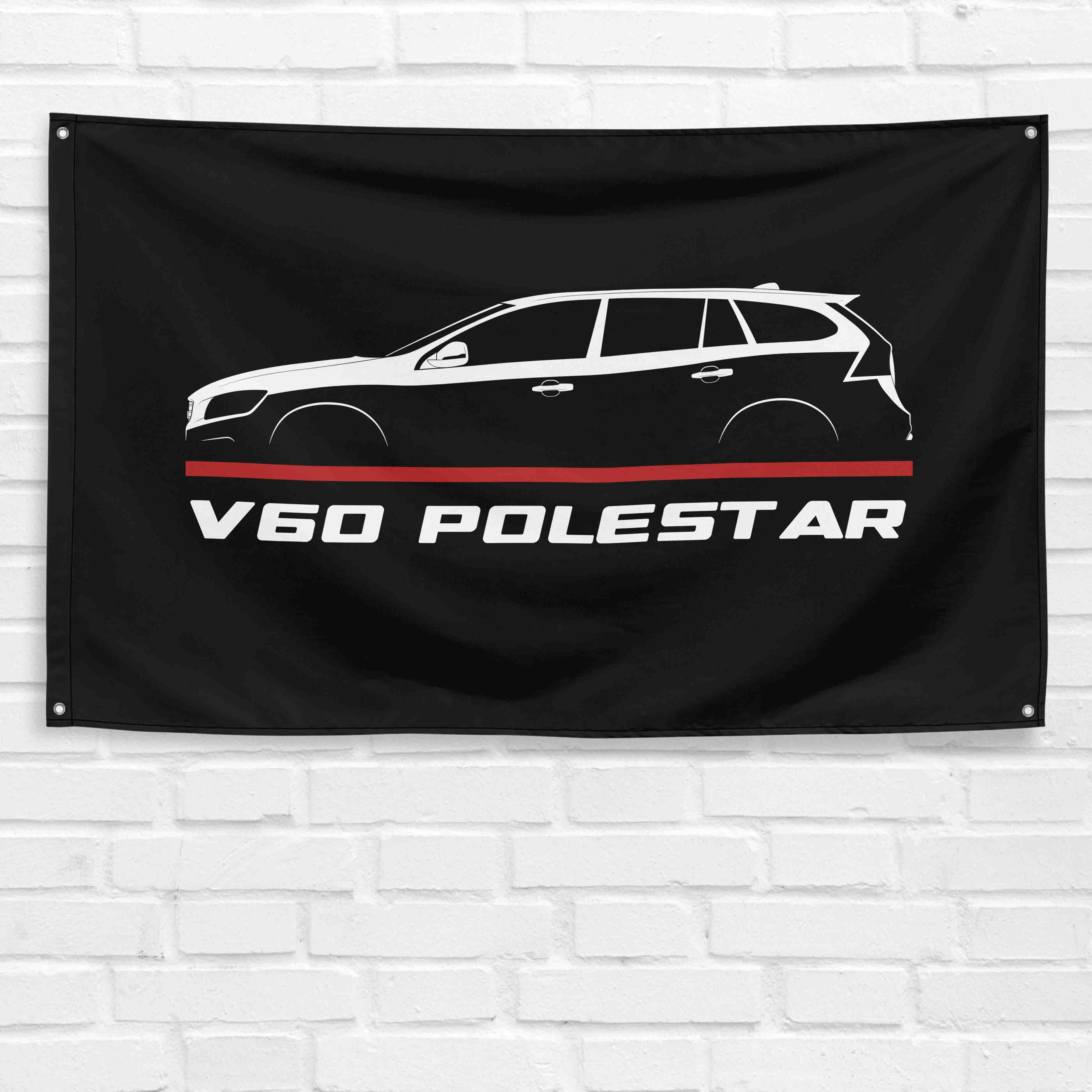 V60 2014-2018 3x5 ft Flag Garage Wall Decor Birthday Gift Banner