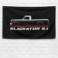 Gladiator SJ 1962-1988 3x5 ft Flag Garage Wall Decor Birthday Gift Banner