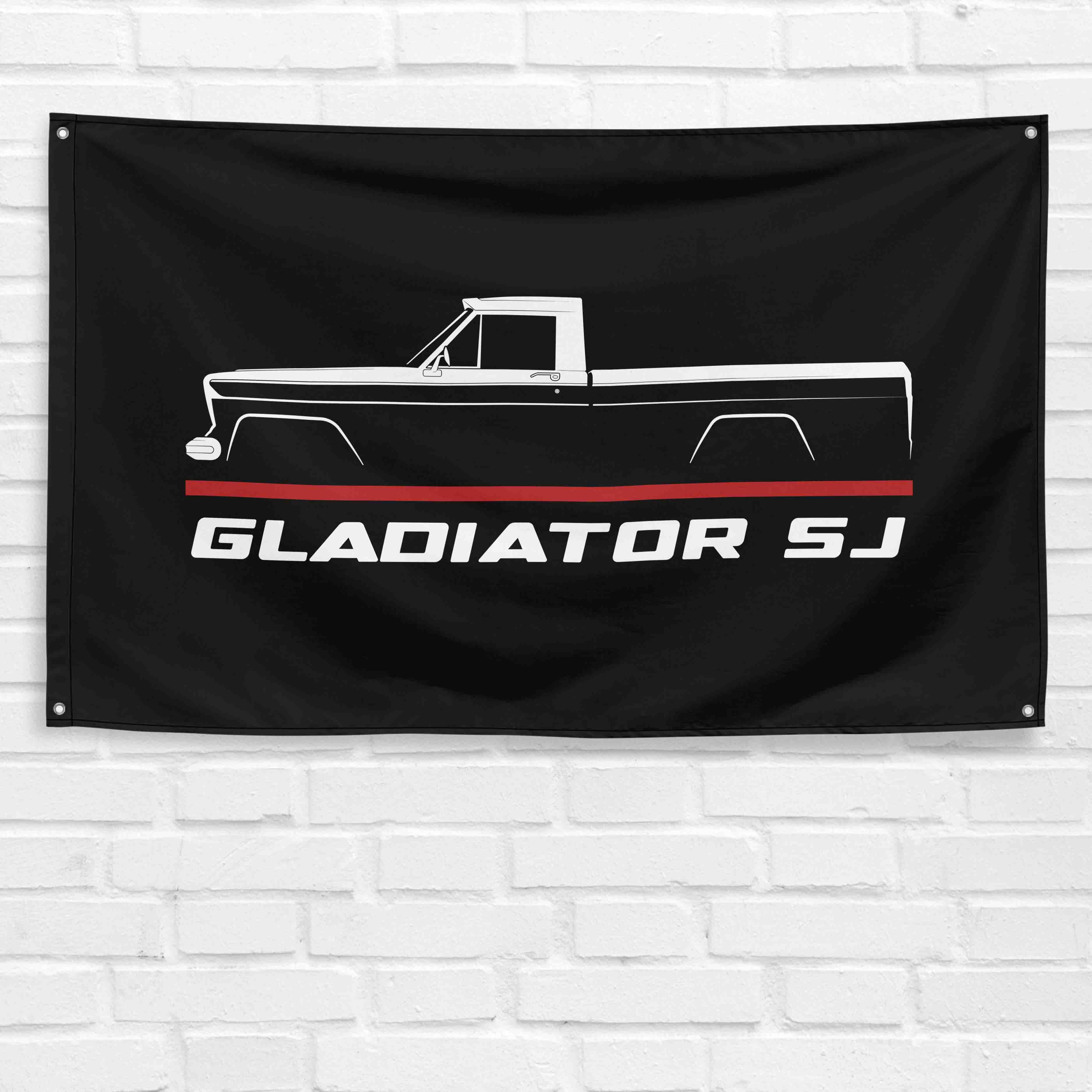 Gladiator SJ 1962-1988 3x5 ft Flag Garage Wall Decor Birthday Gift Banner