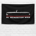 SL Roadster W113 1963-1971 3x5 ft Flag Garage Wall Decor Birthday Gift Banner