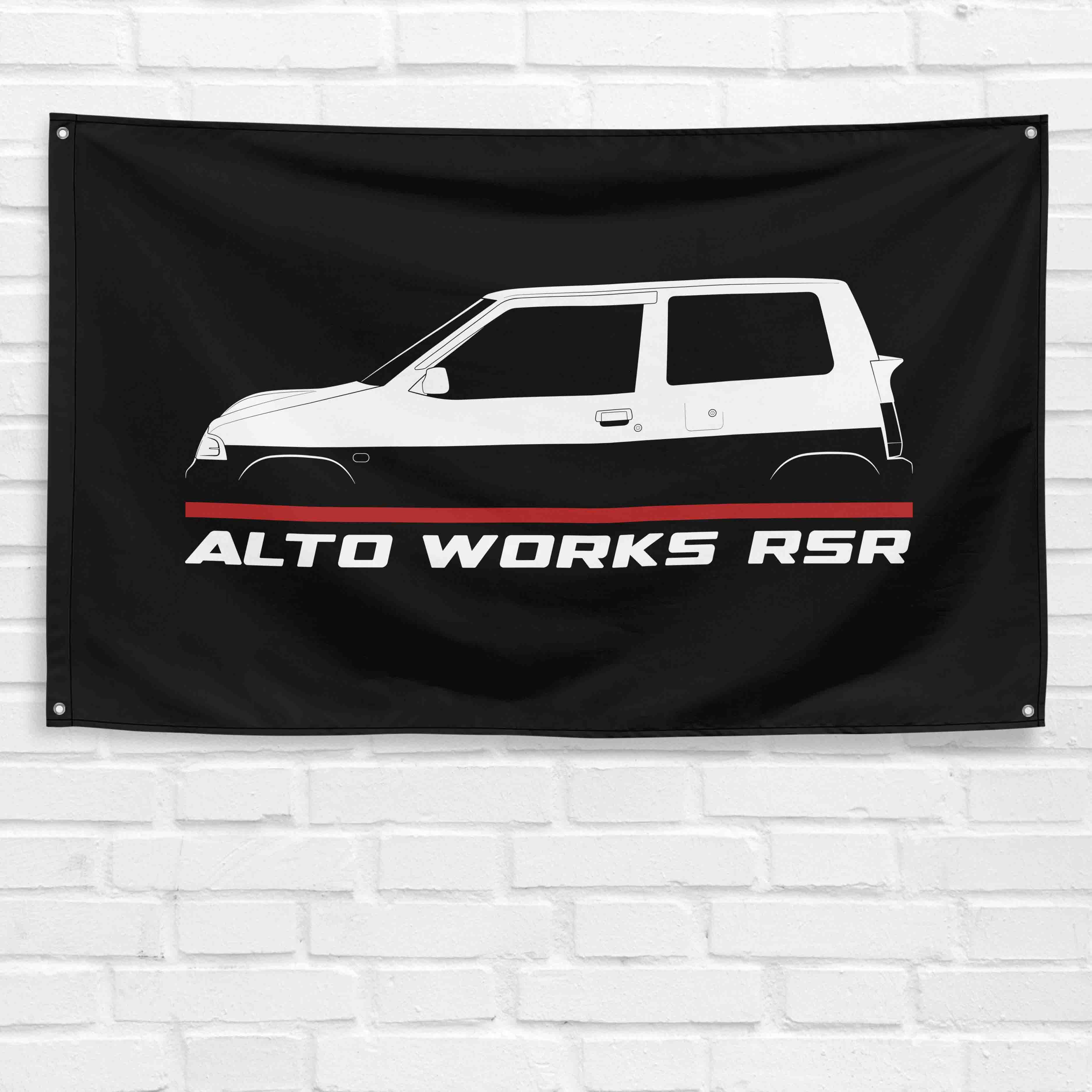 Alto Works RSR 1991-1994 3x5 ft Flag Garage Wall Decor Birthday Gift Banner