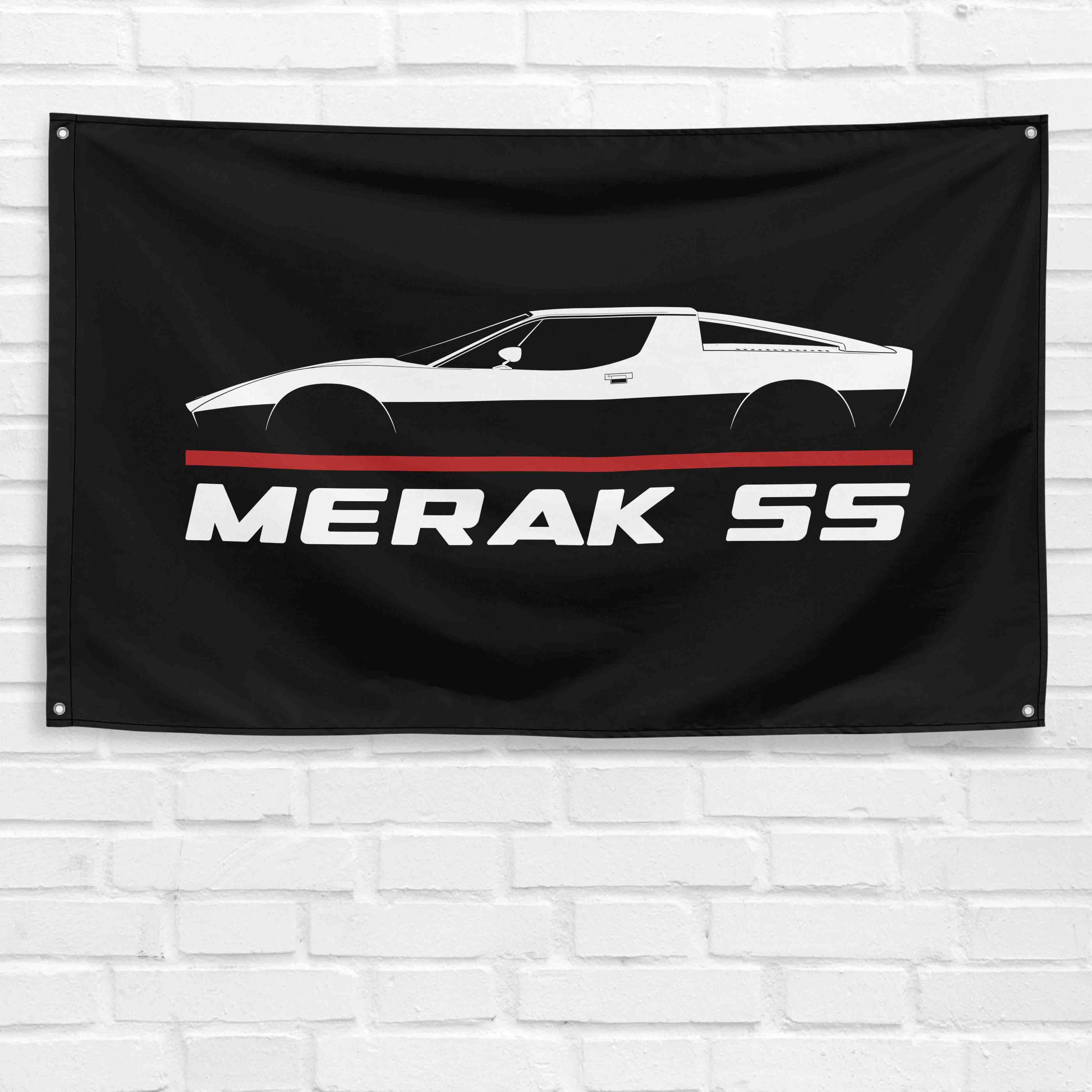 Merak SS 1972-1983 3x5 ft Flag Garage Wall Decor Birthday Gift Banner