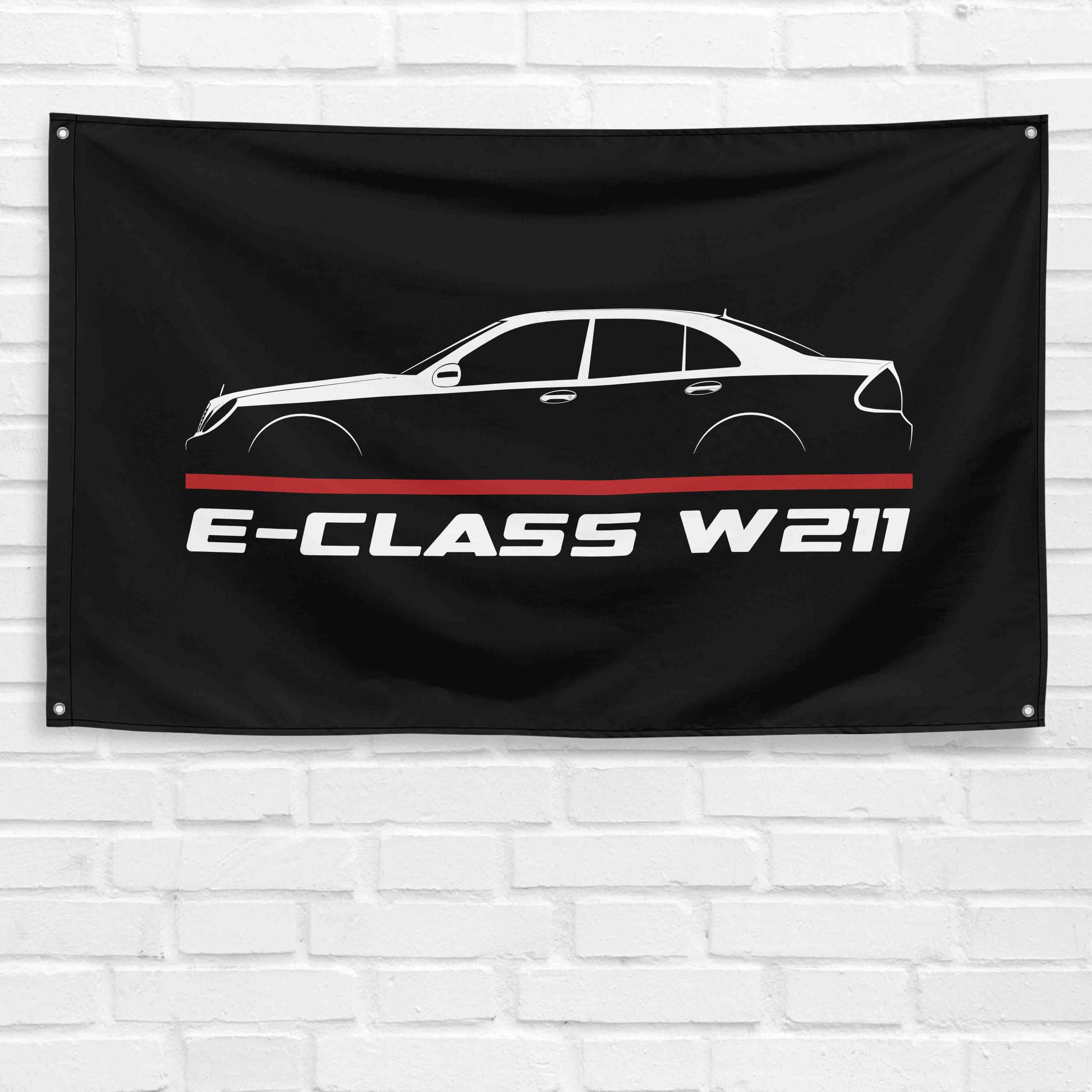 E-Class W211 2002-2009 3x5 ft Flag Garage Wall Decor Birthday Gift Banner