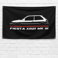 Fiesta XR2i Mk III 1989-1997 3x5 ft Flag Garage Wall Decor Birthday Gift Banner