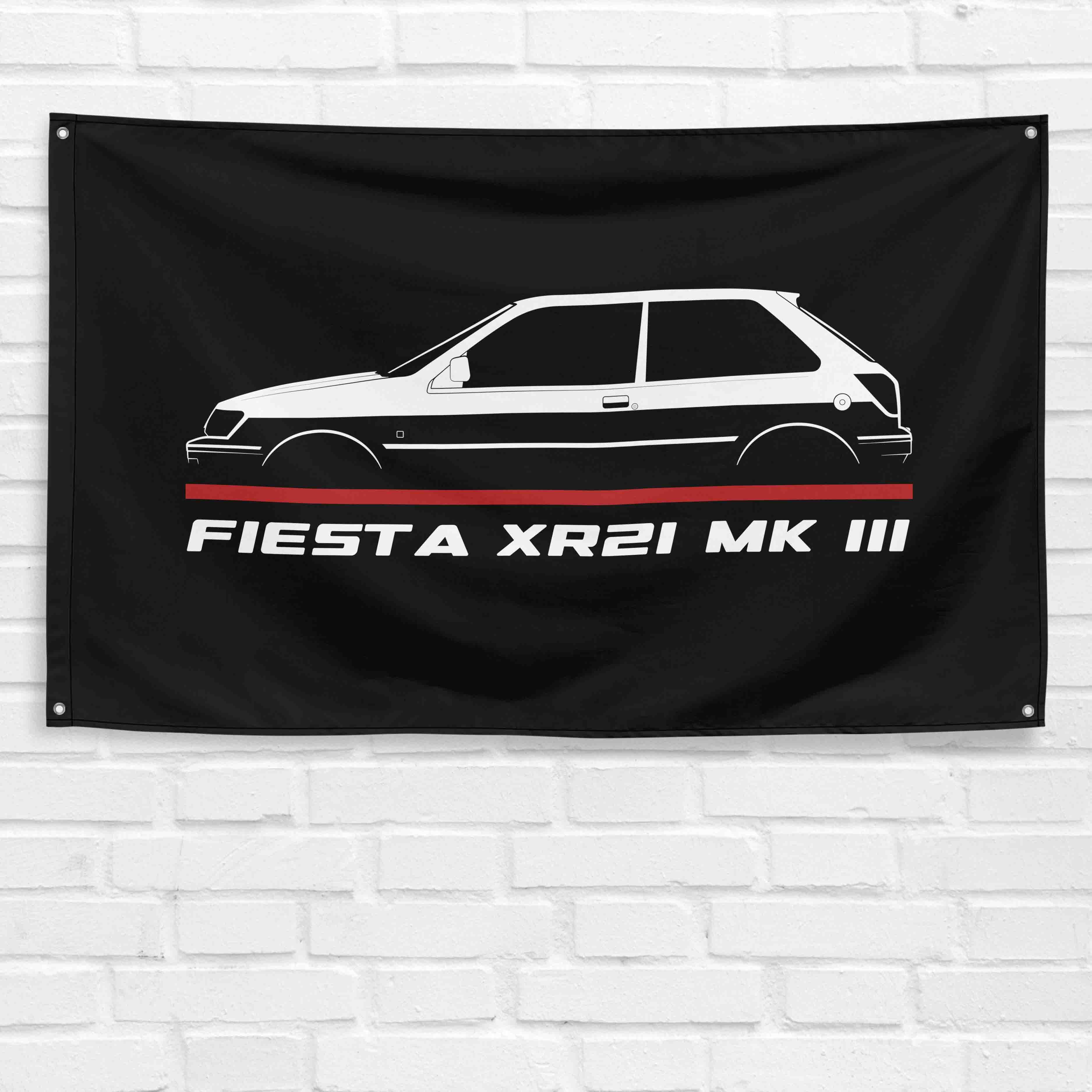 Fiesta XR2i Mk III 1989-1997 3x5 ft Flag Garage Wall Decor Birthday Gift Banner
