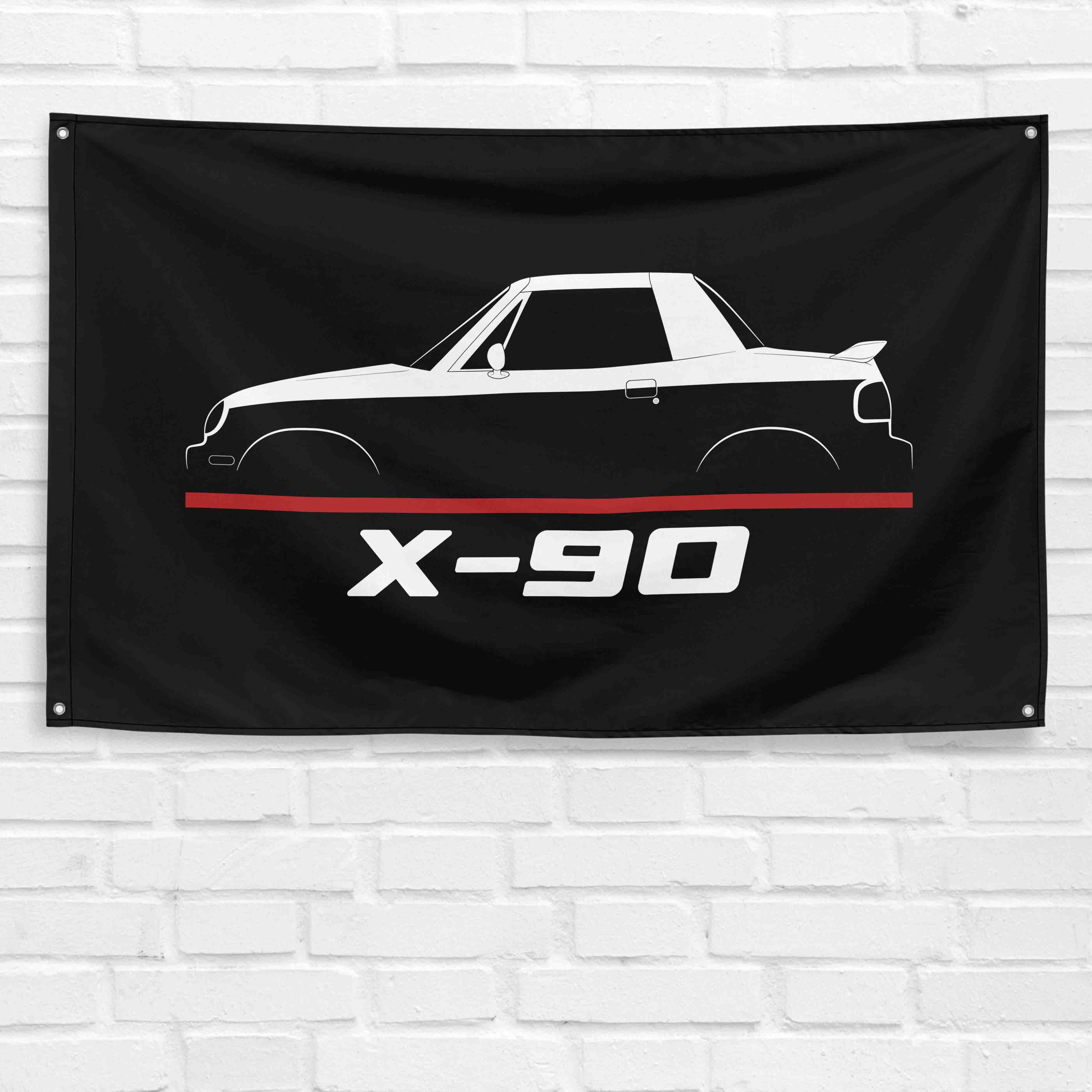 X-90 1995-1998 3x5 ft Flag Garage Wall Decor Birthday Gift Banner
