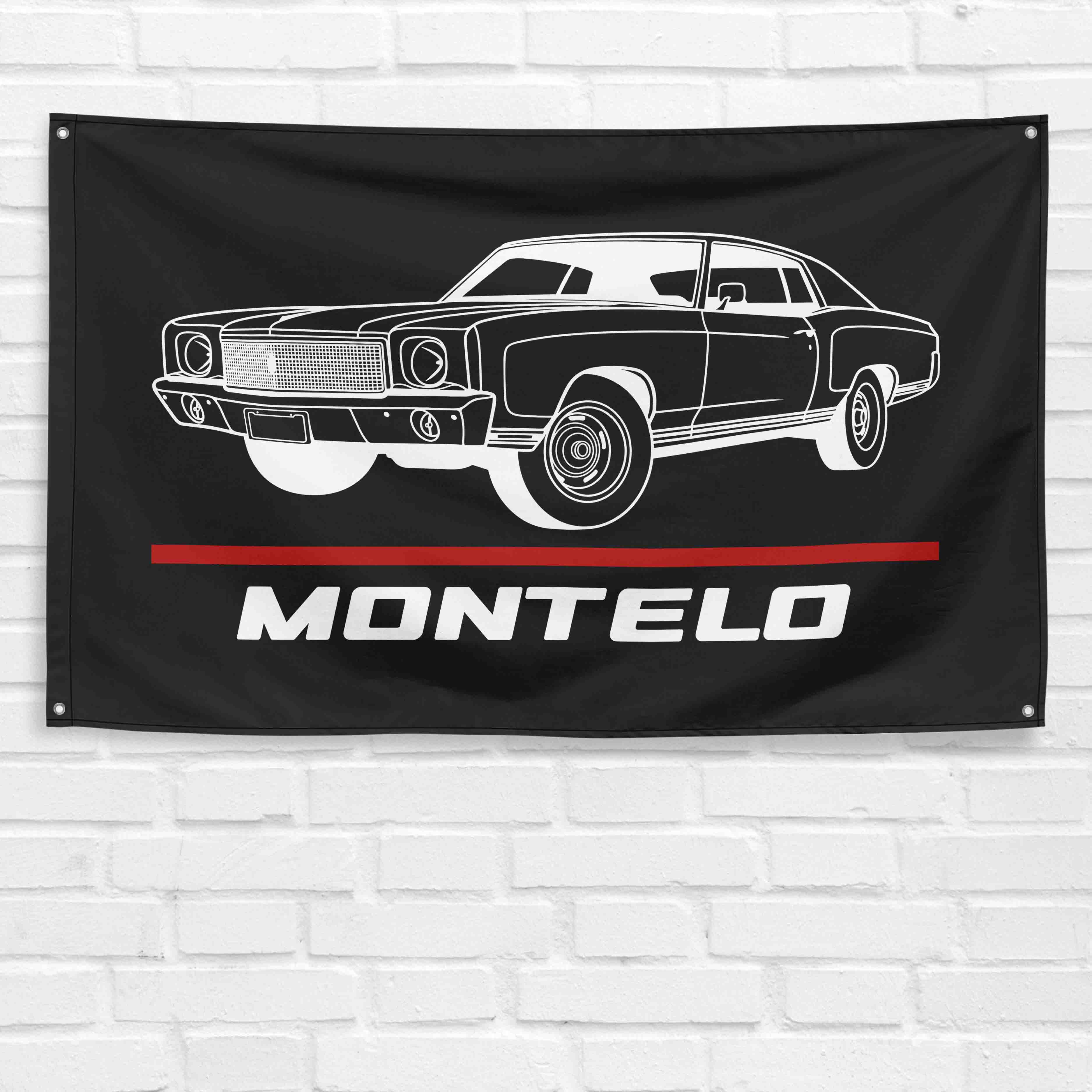 Montelo 1970 3x5 ft Flag Garage Wall Decor Birthday Gift Banner