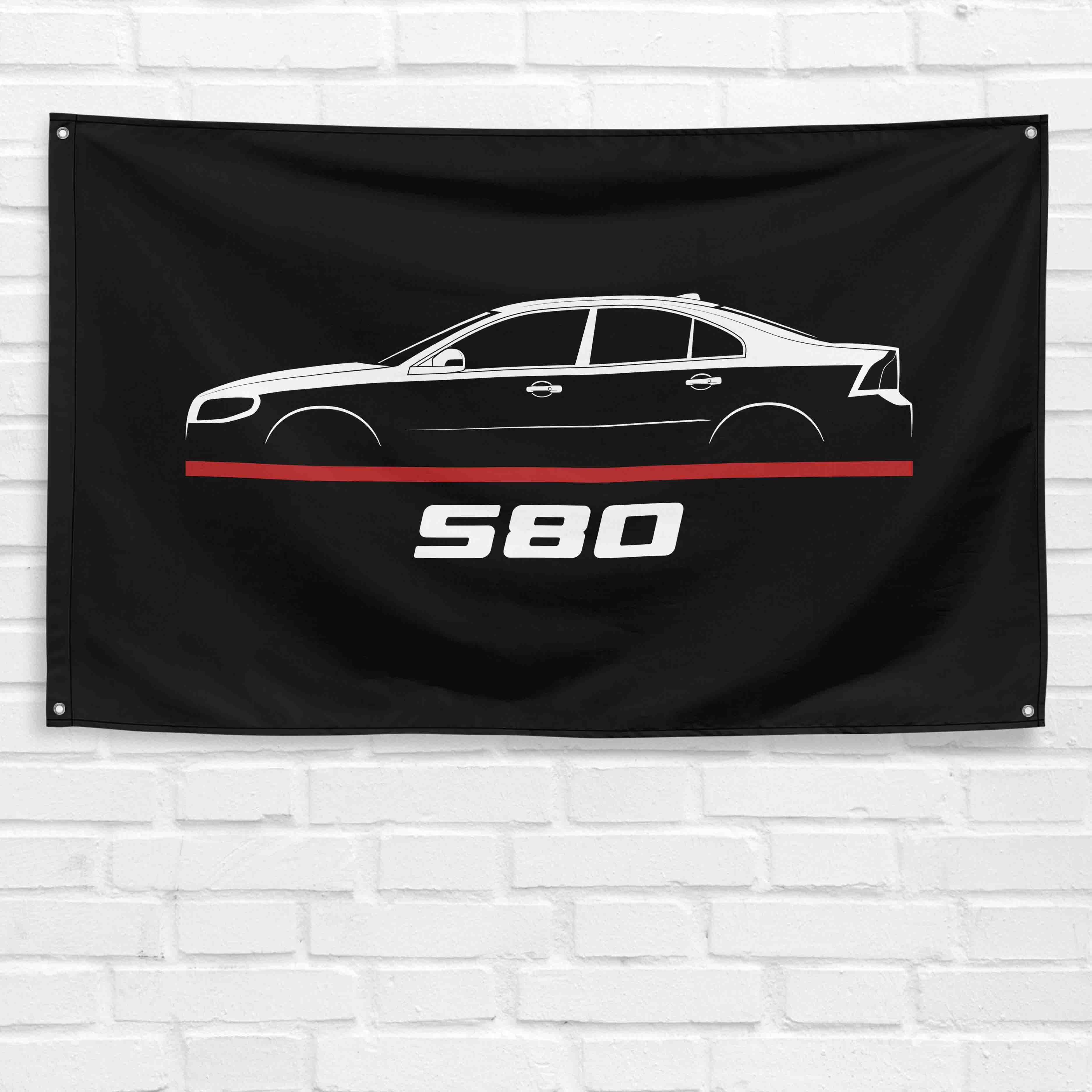 S80 2006-2016 3x5 ft Flag Garage Wall Decor Birthday Gift Banner