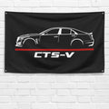 CTS-V 2016 3x5 ft Flag Garage Wall Decor Birthday Gift Banner