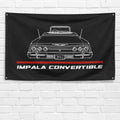 Impala Convertible 1962 3x5 ft Flag Garage Wall Decor Birthday Gift Banner