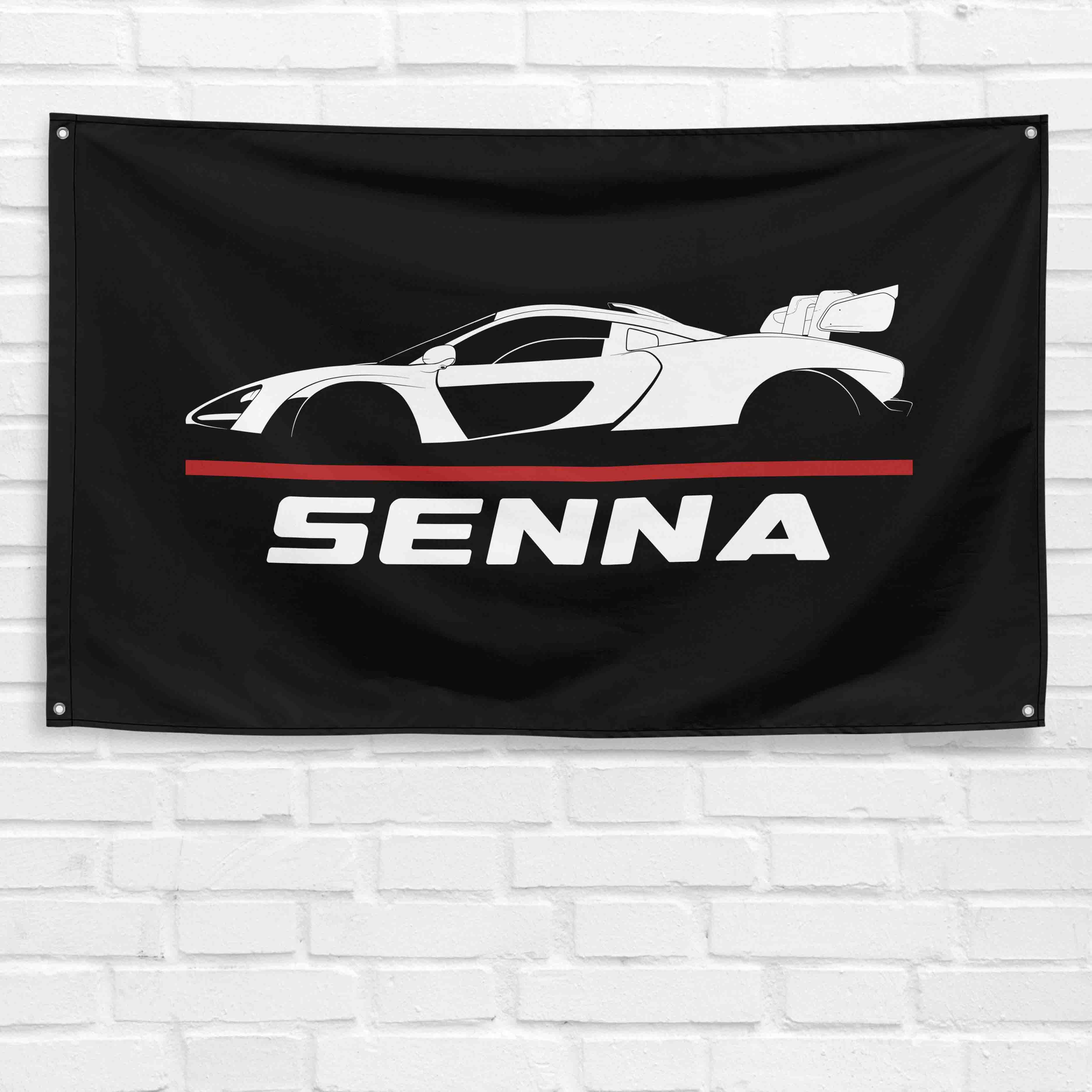 Senna 2018-2022 3x5 ft Flag Garage Wall Decor Birthday Gift Banner