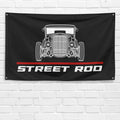 Street Rod Classic 3x5 ft Flag Garage Wall Decor Birthday Gift Banner