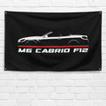 M6 Cabrio F12 2012-2015 3x5 ft Flag Garage Wall Decor Birthday Gift Banner