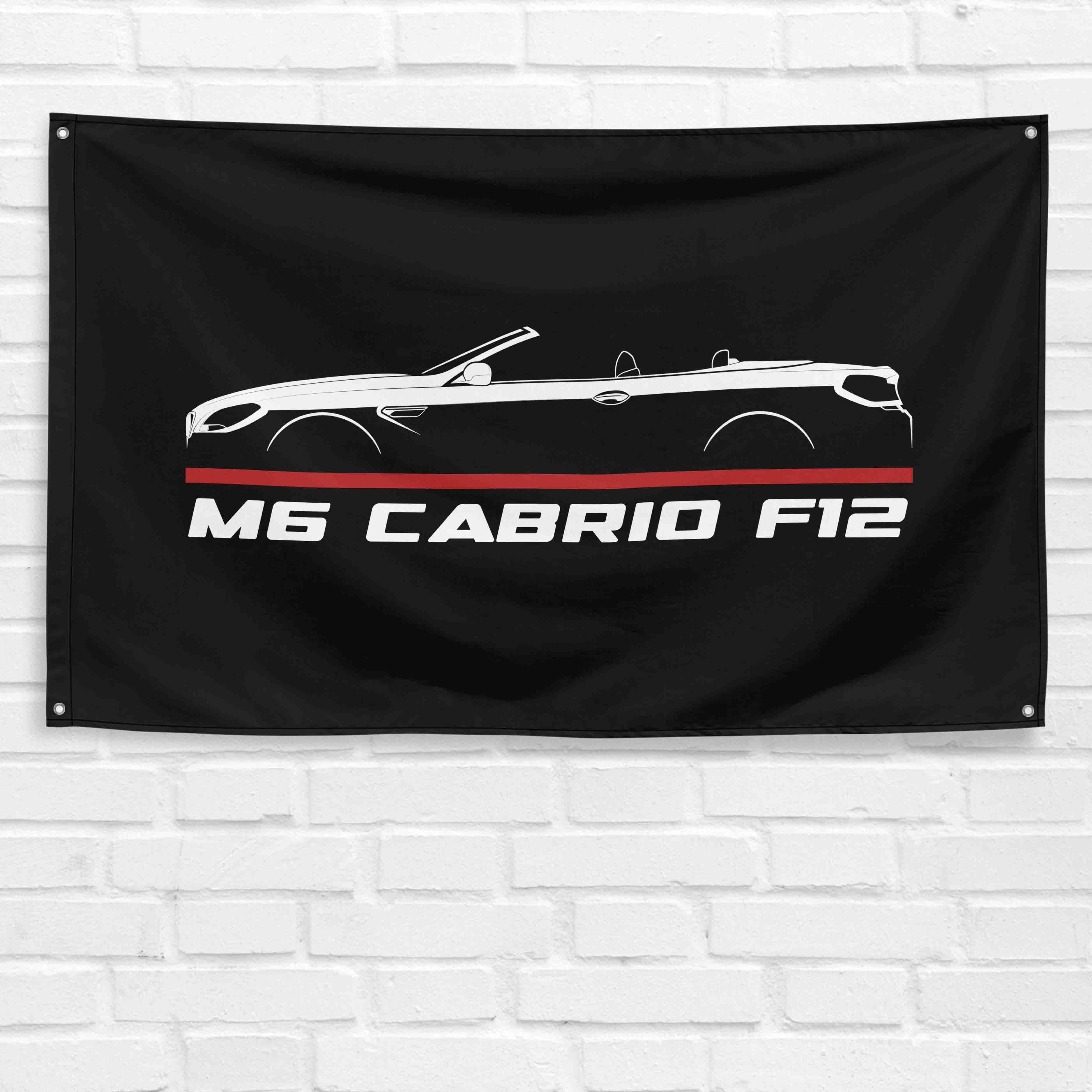 M6 Cabrio F12 2012-2015 3x5 ft Flag Garage Wall Decor Birthday Gift Banner