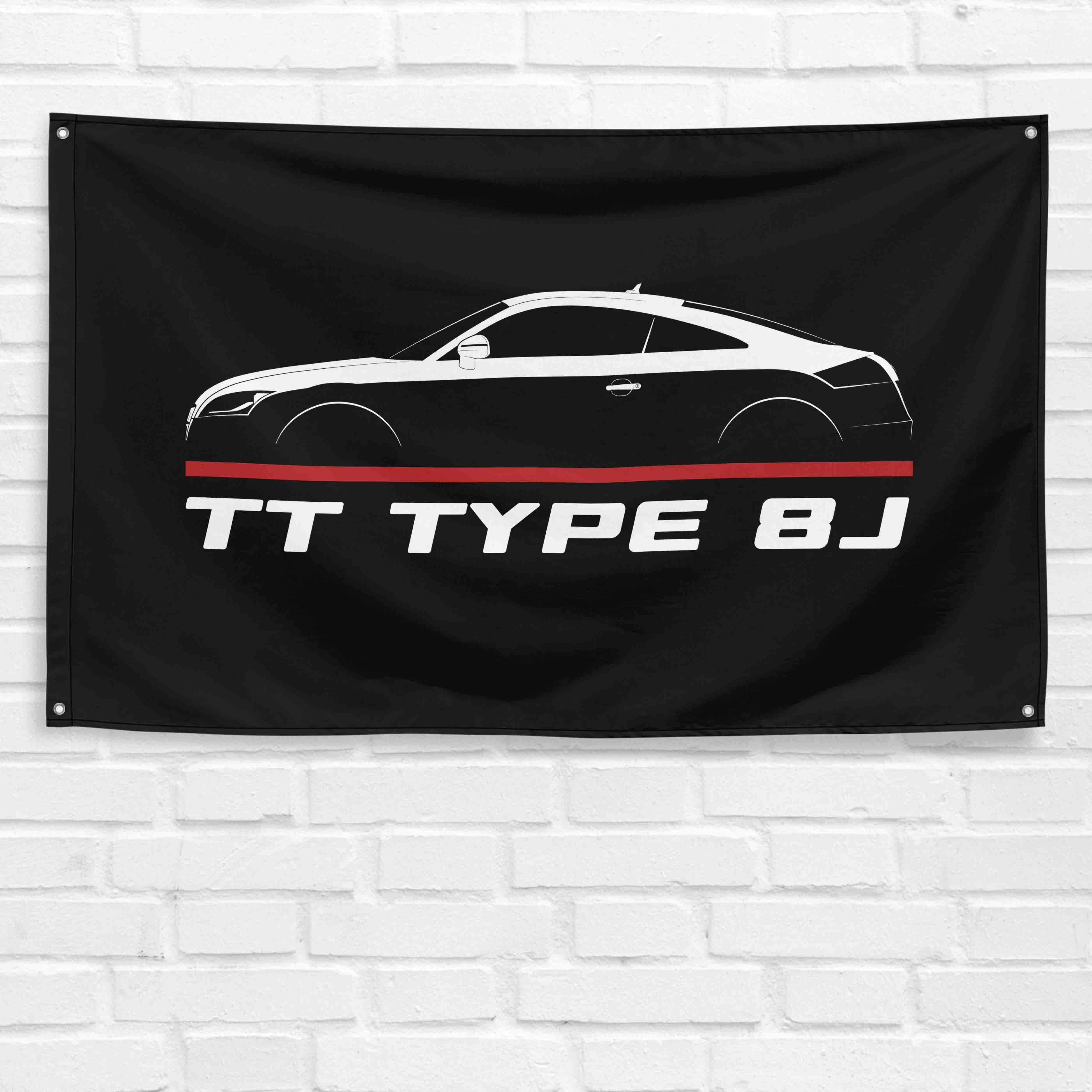 TT Type 8J 2006-2014 3x5 ft Flag Garage Wall Decor Birthday Gift Banner