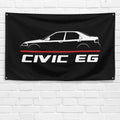 Civic EG 1991-1995 3x5 ft Flag Garage Wall Decor Birthday Gift Banner