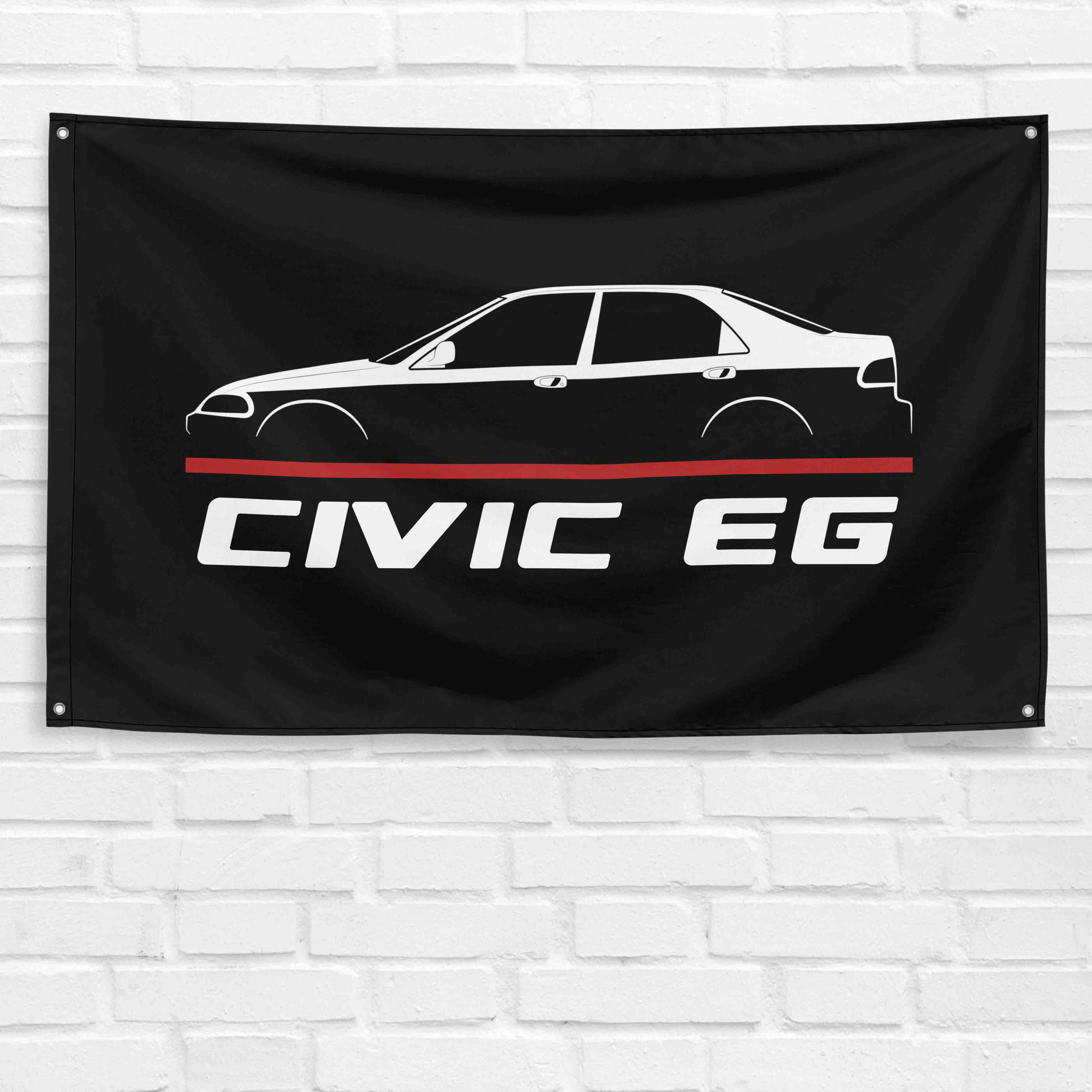 Civic EG 1991-1995 3x5 ft Flag Garage Wall Decor Birthday Gift Banner