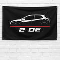 2 DE 2007-2015 3x5 ft Flag Garage Wall Decor Birthday Gift Banner