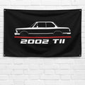 2002 Tii 1971-1973 3x5 ft Flag Garage Wall Decor Birthday Gift Banner