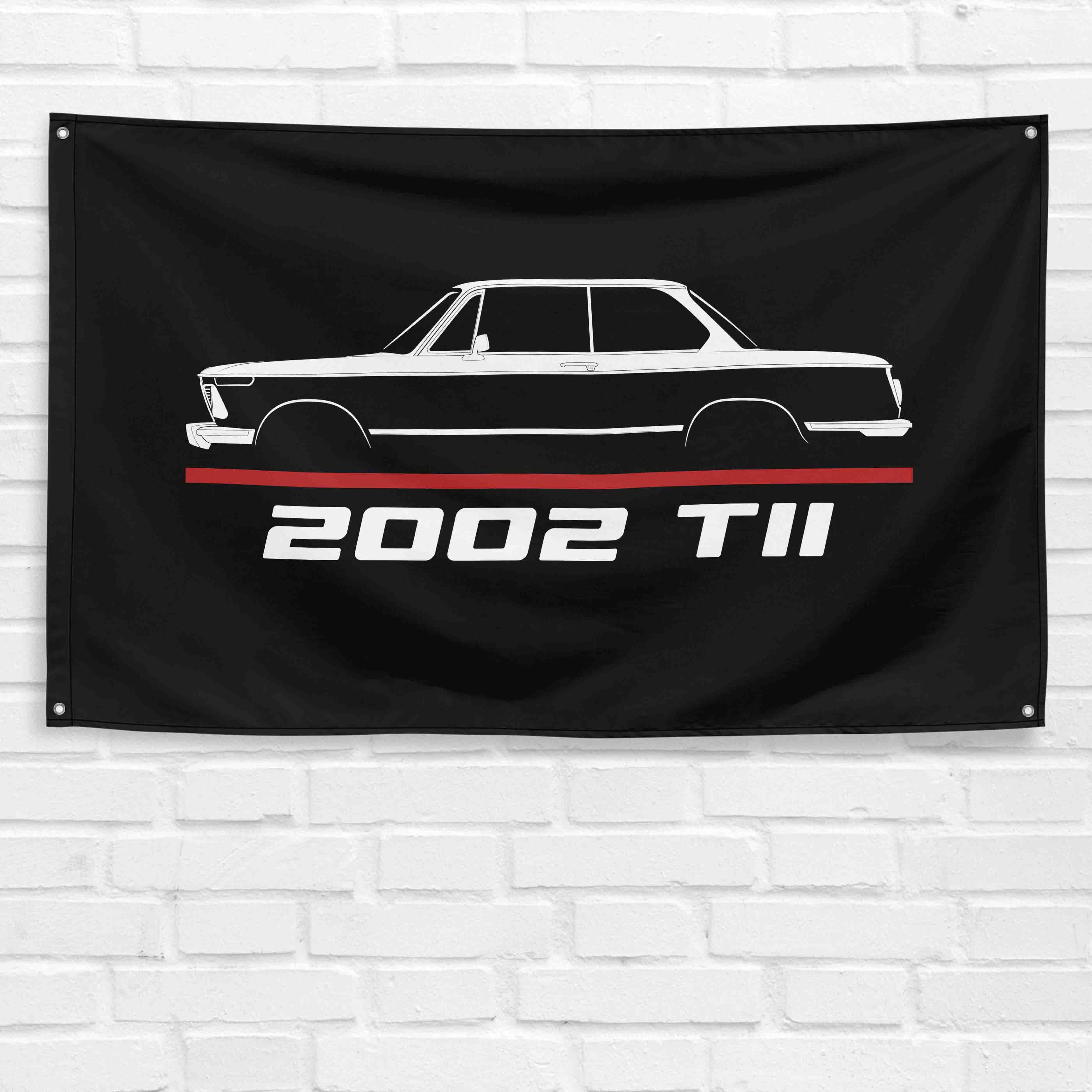 2002 Tii 1971-1973 3x5 ft Flag Garage Wall Decor Birthday Gift Banner