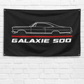 Galaxie 500 1967 Fastback 3x5 ft Flag Garage Wall Decor Birthday Gift Banner