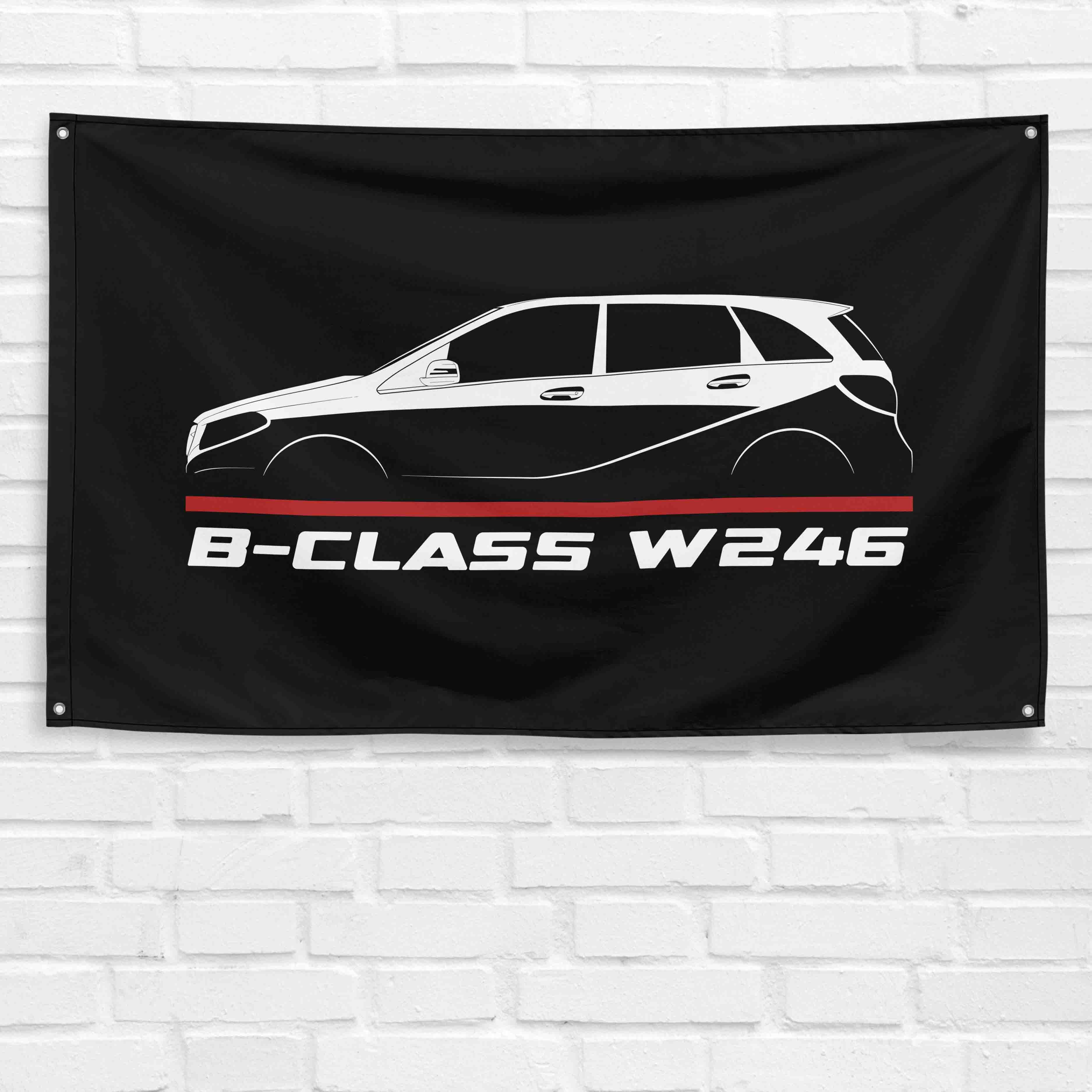 B-Class W246 2011-2018 3x5 ft Flag Garage Wall Decor Birthday Gift Banner