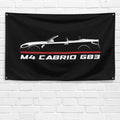 M4 Cabrio G83 2020 3x5 ft Flag Garage Wall Decor Birthday Gift Banner