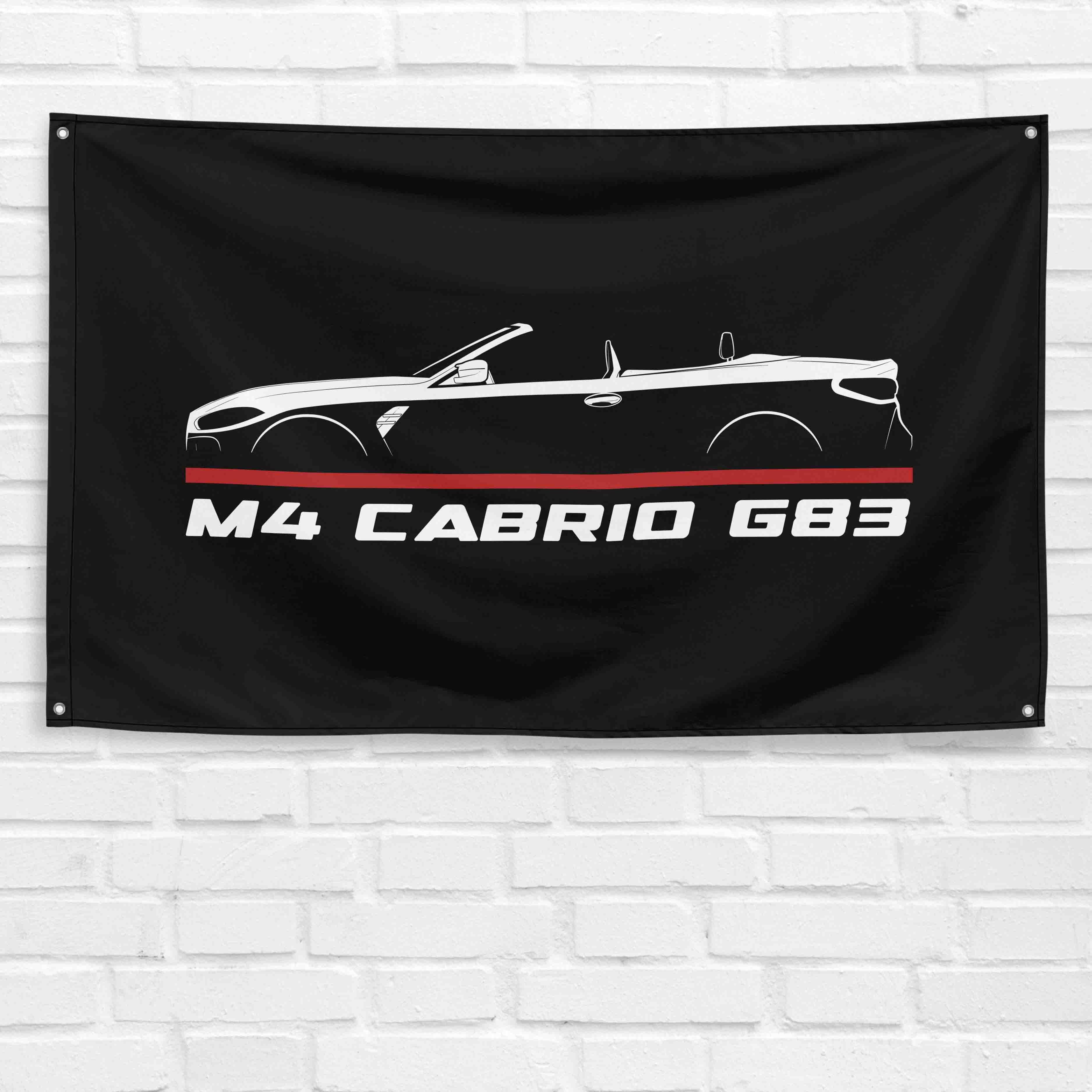 M4 Cabrio G83 2020 3x5 ft Flag Garage Wall Decor Birthday Gift Banner