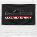 Malibu 1965 Chevy 3x5 ft Flag Garage Wall Decor Birthday Gift Banner