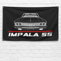Impala SS Convertible 1966 3x5 ft Flag Garage Wall Decor Birthday Gift Banner