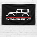 Wrangler JK 2007- 2018 3x5 ft Flag Garage Wall Decor Birthday Gift Banner