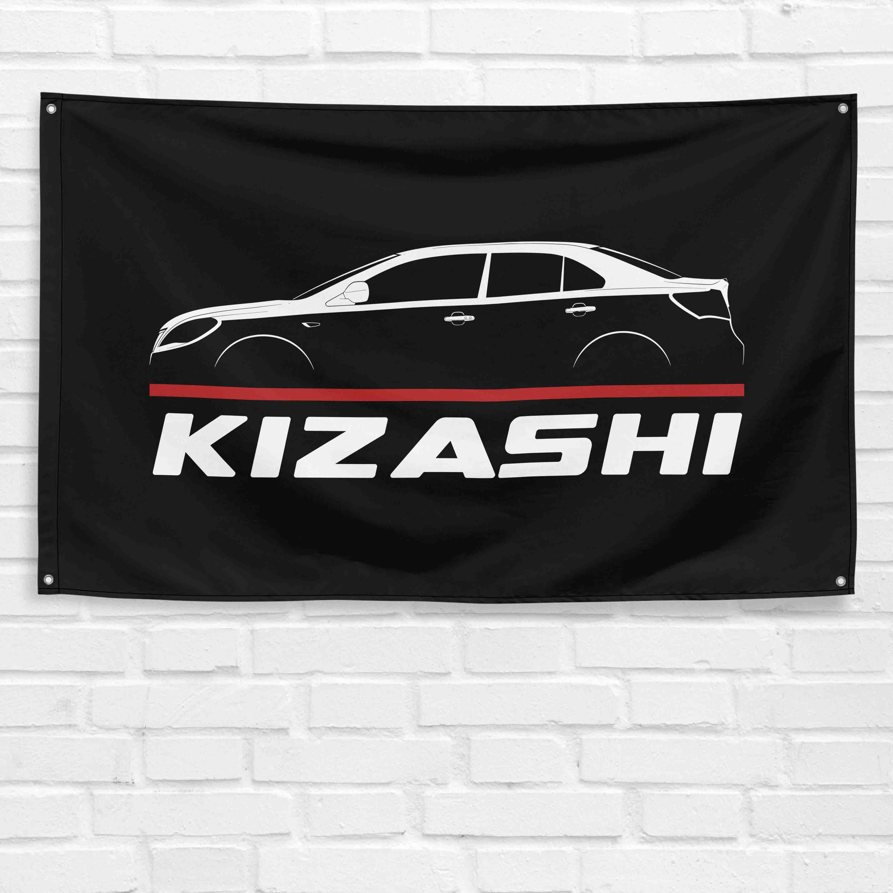 Kizashi 2009-2014 3x5 ft Flag Garage Wall Decor Birthday Gift Banner